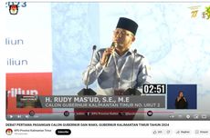 Debat Pilkada Kaltim, Rudy Bakal Kawal Program Prabowo Makan Siang Bergizi Gratis