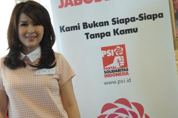Ketua Umum Partai Solidaritas Indonesia (PSI) Grace Natalie.