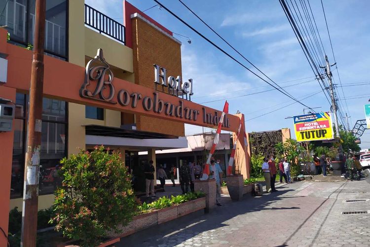 Lokasi Isolasi Terpusat (Isoter) Hotel Borobudur Indah, di Jalan A Yani Kota Magelang, Jumat (15/10/2021)