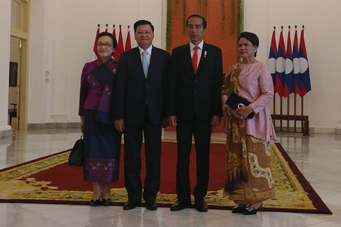 Presiden Jokowi Sambut PM Laos di Istana Bogor