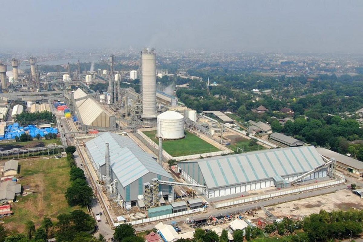 Ilustrasi pabrik Pupuk Indonesia. 