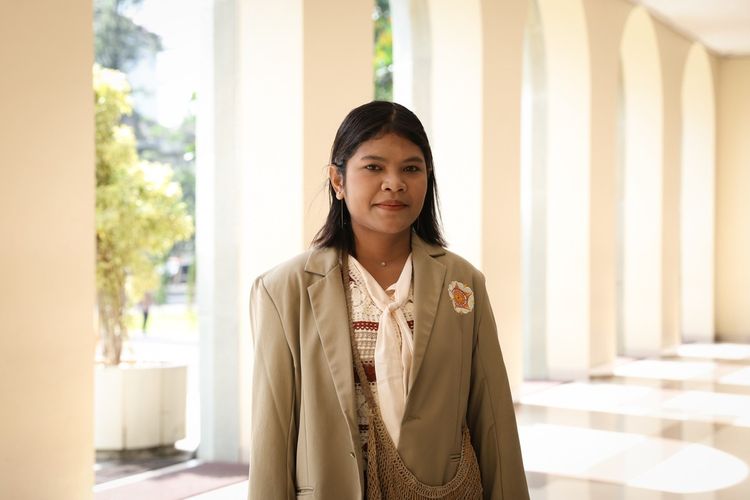 Maria Elisabeth Ponda, Mahasiswa Asal Merauke Diterima Kuliah Gratis di Prodi Kedokteran UGM (Foto dokumentasi Humas UGM).