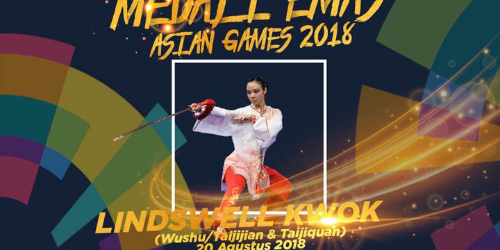 Medali Emas Lindswell Kwok