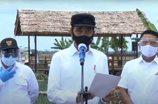 Jokowi Visits Food Estate Barn in Central Kalimantan amid Nationwide Strike