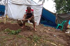 Diguyur Hujan, Tenda Pengungsi Korban Gempa Cianjur Tergenang Air