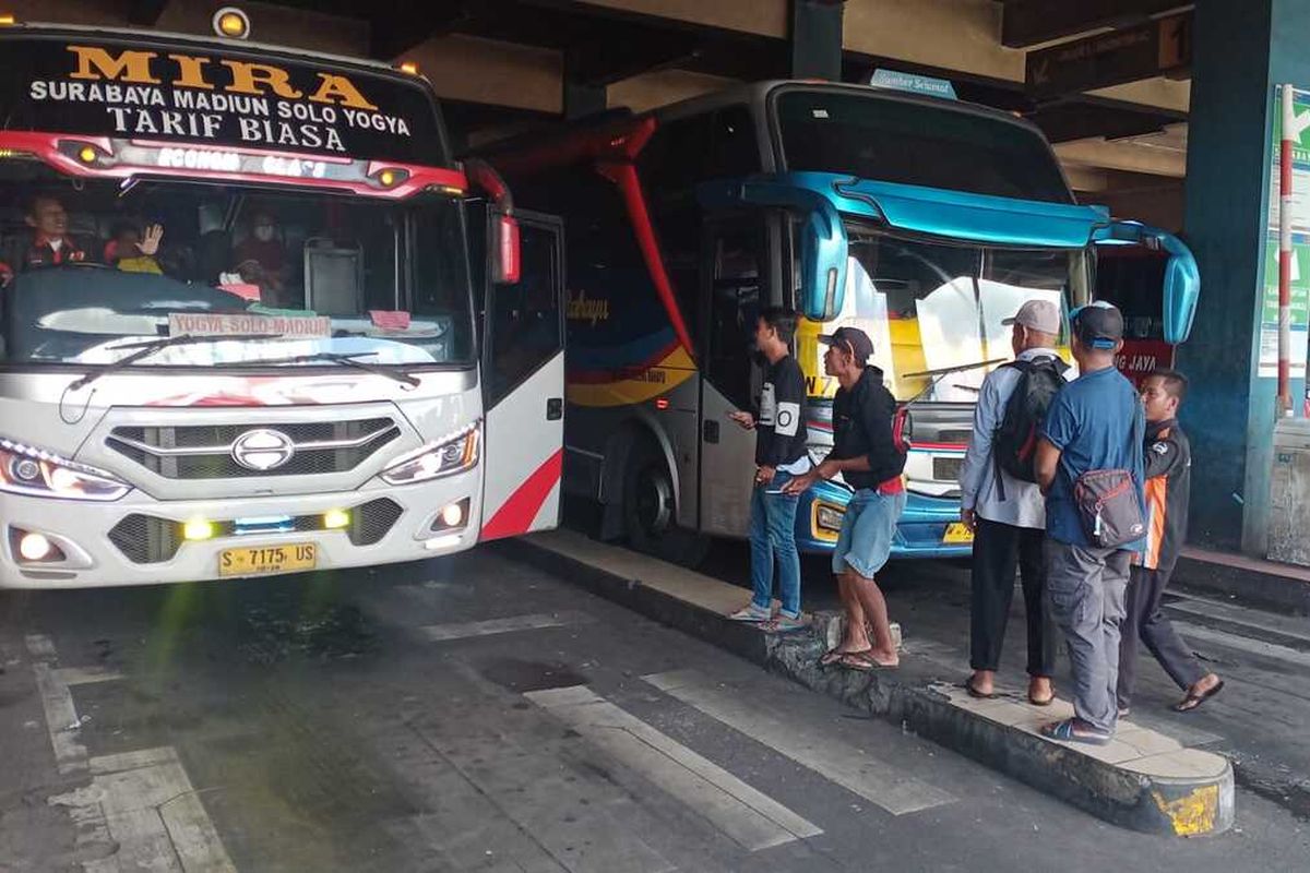 Kondisi Terminal Tipe A Tirtonadi Kota Solo, Jawa Tengah (Jateng).
