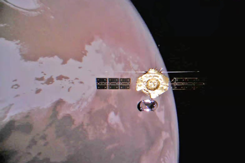 China Bagikan Potret Planet Mars yang Diambil dari Misi Tianwen-1, Seperti Apa? 