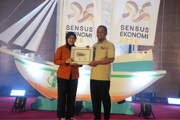 Pencanangan SE2026 di Makassar, Sulawesi Selatan, Rabu (10/6/2026).