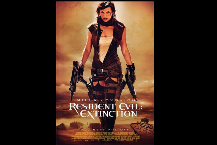 Poster film Resident Evil: Extinction (2007).