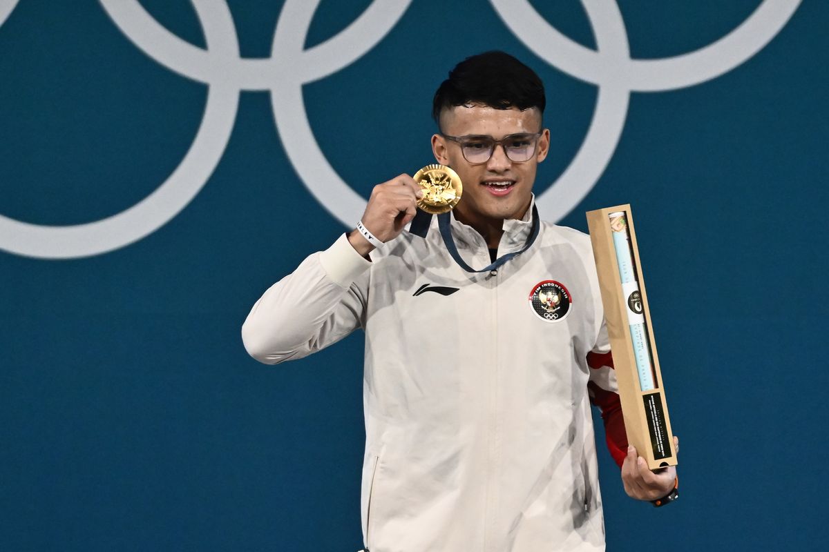 Sejarah Dan Rekor Rizki Juniansyah Saat Raih Emas Olimpiade 2024