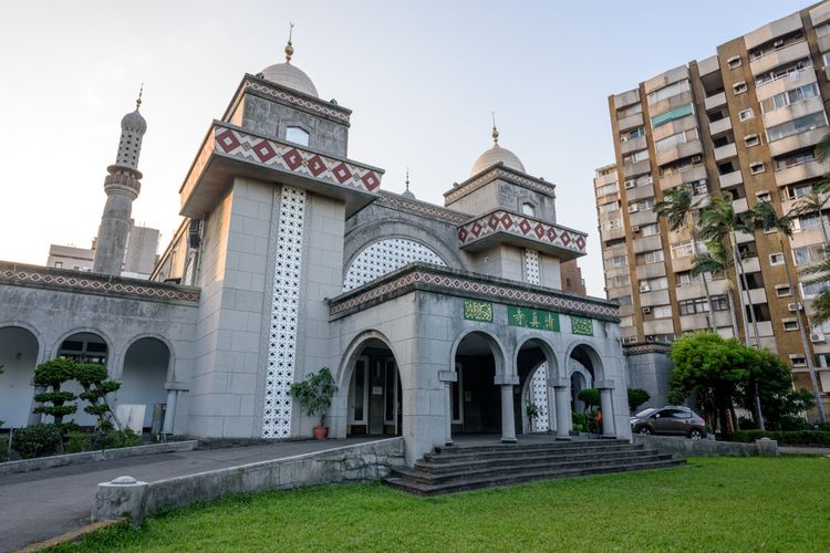 Masjid Taipei di Distrik Da'an, Kota Taipei.
