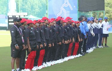 Tim nasional (Timnas) Cricket Putri Indonesia memetik kemenangan dalam pertandingan pembuka Asian Games 2022 yang digelar di Hangzhou, China, Selasa (19/9/2023).