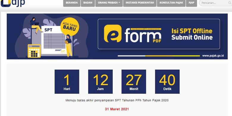 Terakhir Besok Ini Cara Lapor Spt Bagi Pegawai Dengan Gaji Di Bawah Rp 60 Juta Halaman All Kompas Com