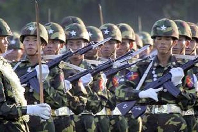 Tentara Myanmar.