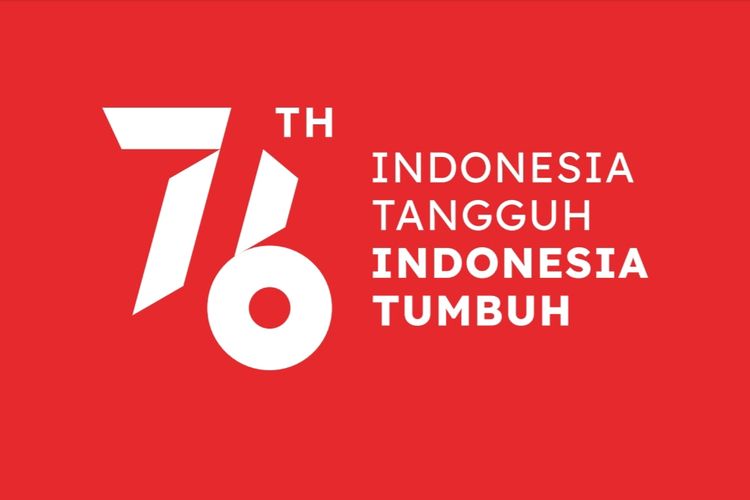 Logo dan tema HUT ke-76 RI yang diunggah situs resmi Kementerian Sekretariat Negara, Kamis (17/6/2021). 