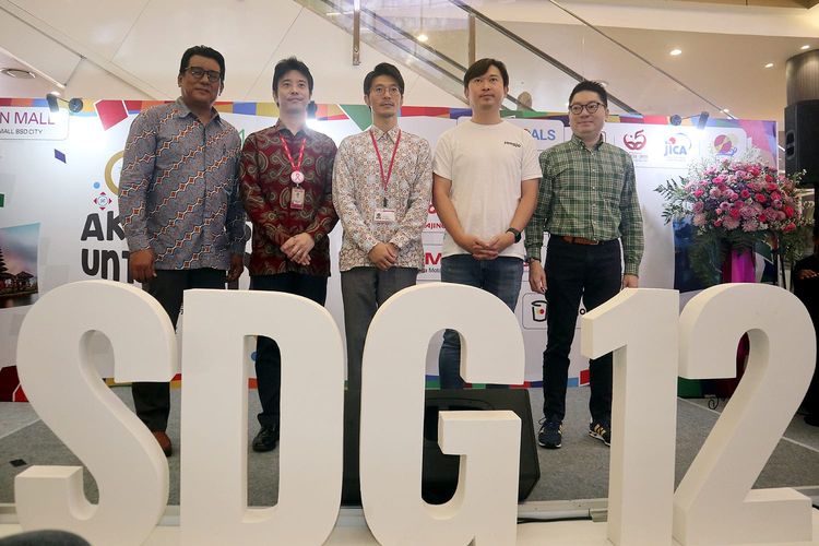 Pembukaan kegiatan SDGs Aeon Mall Indonesia pada Jumat (17/11/20) di Aeon Mall BSD City, Tangerang, Banten. 