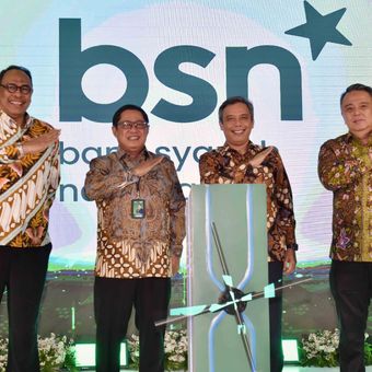 Setelah mengantongi izin operasional dari Otoritas Jasa Keuangan (OJK), PT Bank Syariah Nasional (BSN) pada Kamis (2/10/2025), resmi diluncurkan.