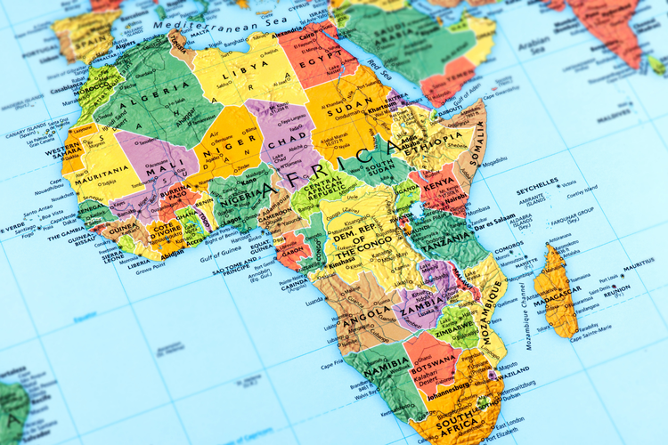 Peta Benua Afrika