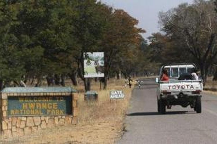 Taman Nasional Hwange, Zimbabwe.