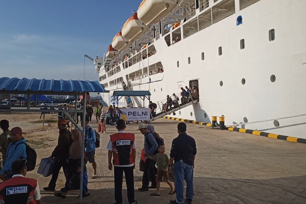 Ilustrasi mudik gratis kapal cepat rute Kendari-Raha-Baubau.