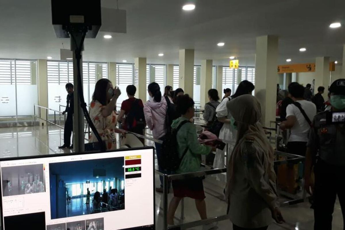 Kantor Kesehatan Pelabuhan (KKP) Kelas II Tanjungpinang menyiagakan petugas dan empat thermal scanner mencegah virus Corona masuk ke Tanjungpinang dan Bintan.