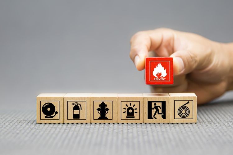Ilustrasi asuransi kebakaran. 