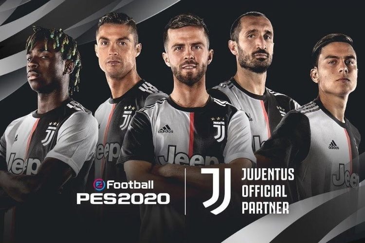 PES resmi menggaet Juventus FC untuk tahun 2020-2023.