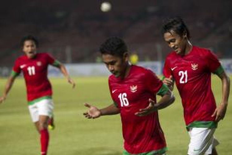 Gelandang tim nasional Indonesia U-23, Ramdani Lestaluhu. 