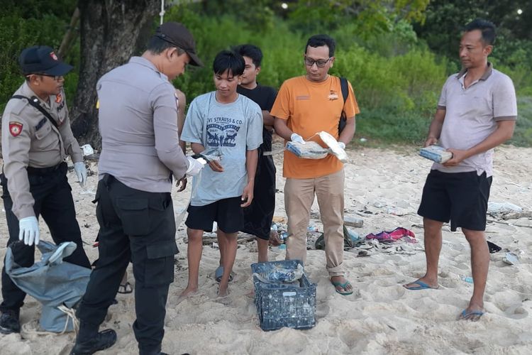 Kokain 27,83 Kg Ditemukan di Pesisir Pantai Sumenep, Bertuliskan 