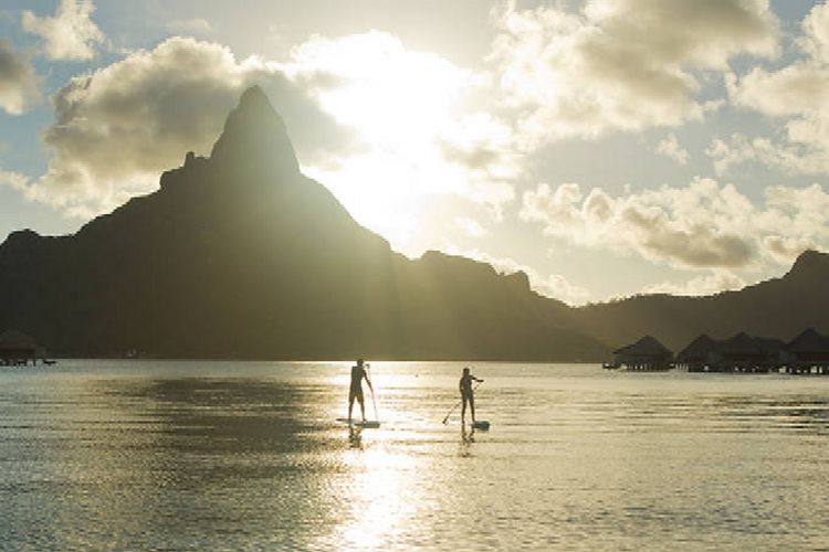 Bora Bora, Polinesia, Perancis.