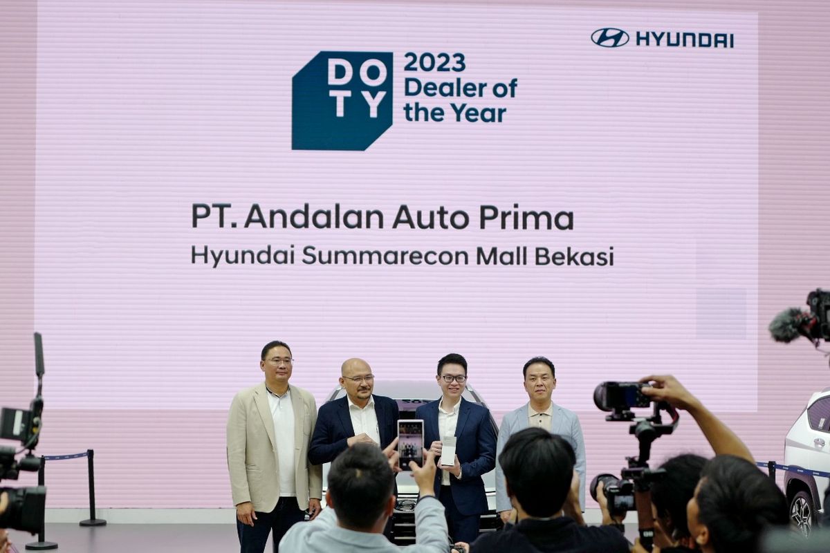 Berikan Pelayanan Berkualitas, Hyundai Andalan Terpilih Menjadi Dealer of the Year 2023