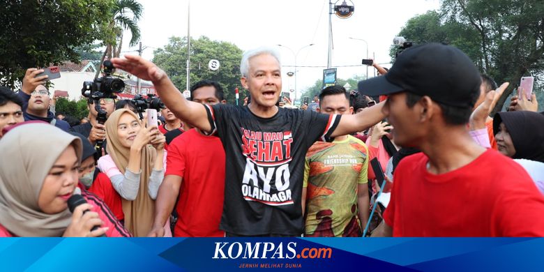 Ganjar Jawab Sindiran Anies Pakai Kaos "Kalau Mau Sehat Ayo Olahraga"