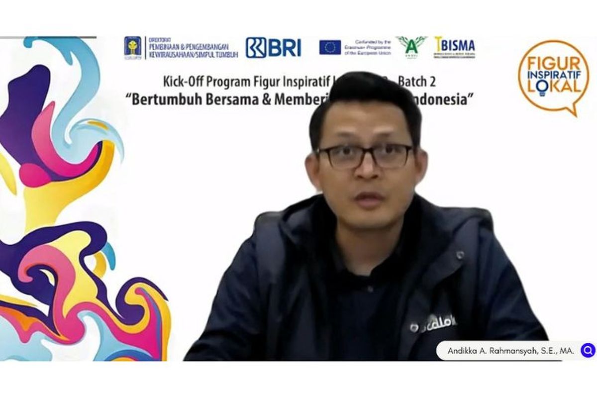 Assistant Vice President Social Entrepreneurship & Incubation Division Bank BRI Andika A Rahmansyah, SE, MA. 