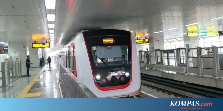 LRT Jakarta Beroperasi Komersial Mulai Hari Ini, Tarifnya Rp 5.000 - Kompas.com - KOMPAS.com