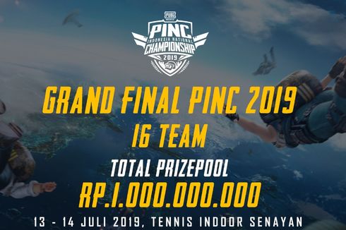 PUBG Mobile Siap Gelar Turnamen PINC 2019, Total Hadiah Rp 1 Miliar