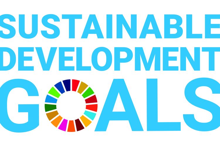 Ilustrasi logo atau lambang Sustainable Development Goals (SDGs) alias Tujuan Pembangunan Berkelanjutan.