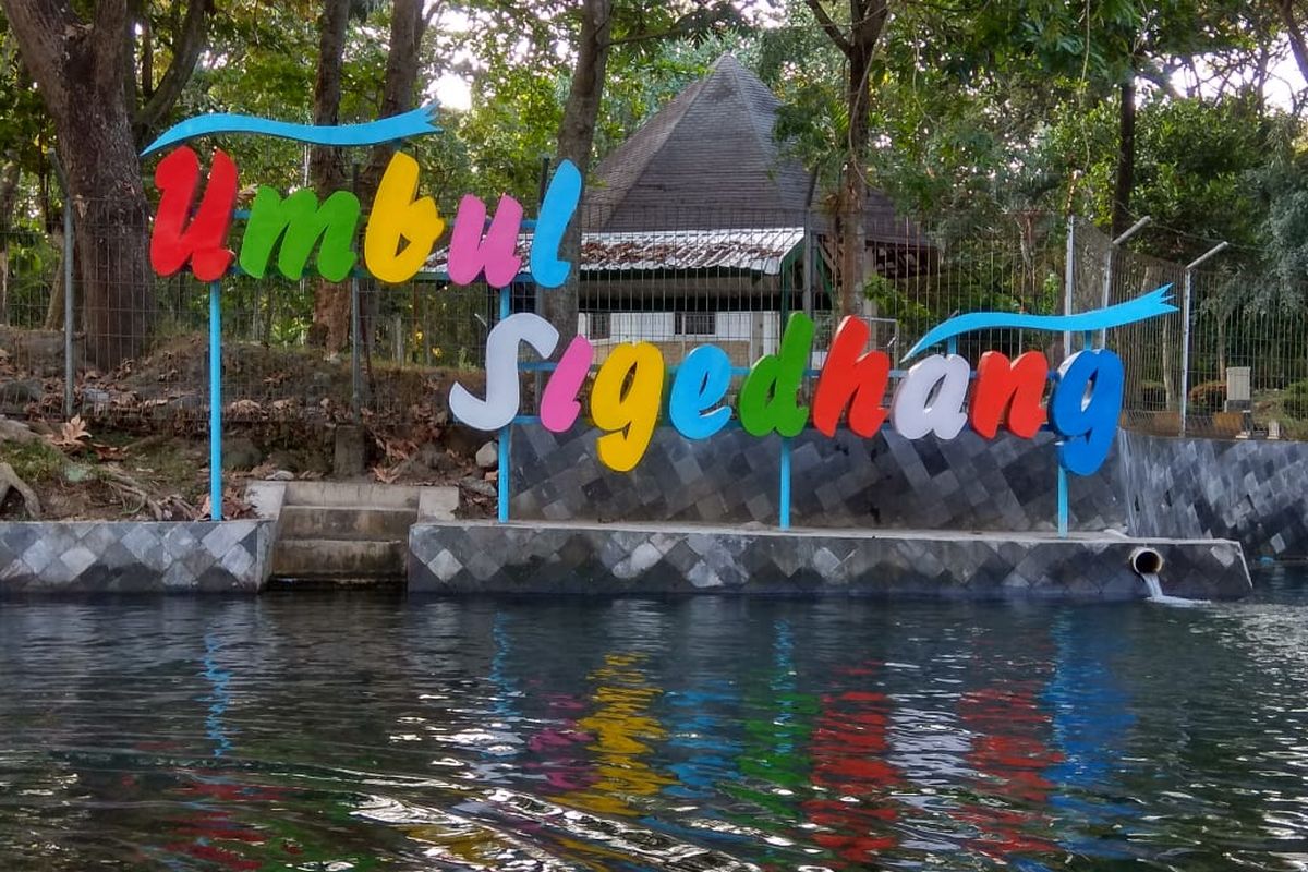 WISATA UMBUL KLATEN - Potret Umbul Sigedang di Umbulsari, Ponggok, Kecamatan Polanharjo, Kabupaten Klaten, Jawa Tengah, 9 Juli 2029.