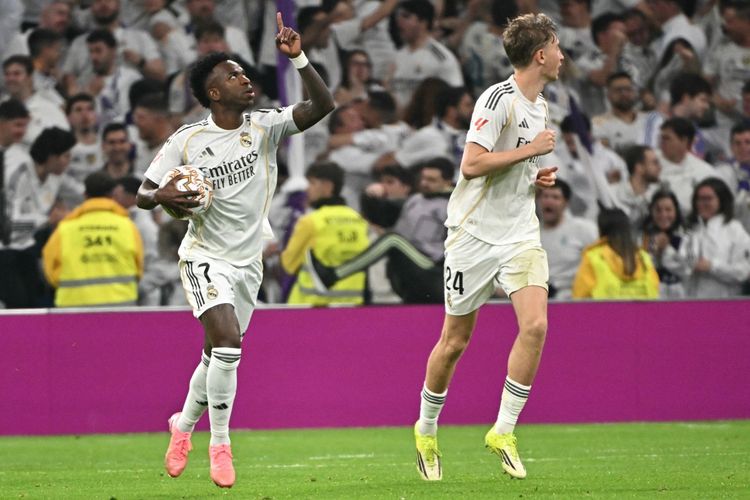 Hasil Real Madrid Vs Atletico Madrid 3-2: Vinicius Jr Kunci Tripoin