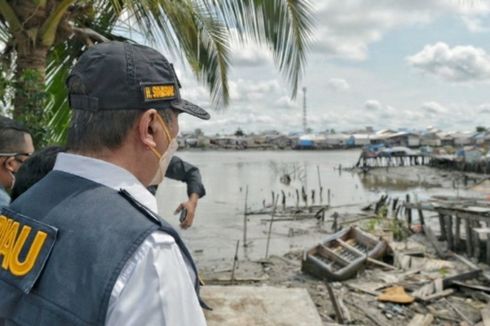 Sudah 20 Rumah Hancur akibat Abrasi di Indragiri Hilir, Gubernur Riau Janjikan Relokasi