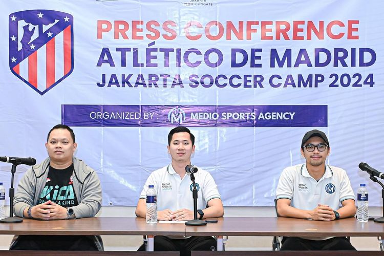 Atletico Madrid akan menyambangi Jakarta dalam rangkaian Atletico de Madrid Jakarta Soccer Camp 2024 di mana mereka akan mengadakan kamp pelatihan bagi anak-anak berusia 5-18 thaun pada 1-5 Juli 2024.