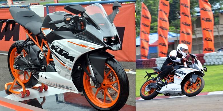 KTM RC390 diluncurkan di Indonesia.