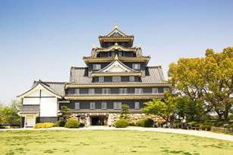 Okayama Castle di Okayama, Jepang.