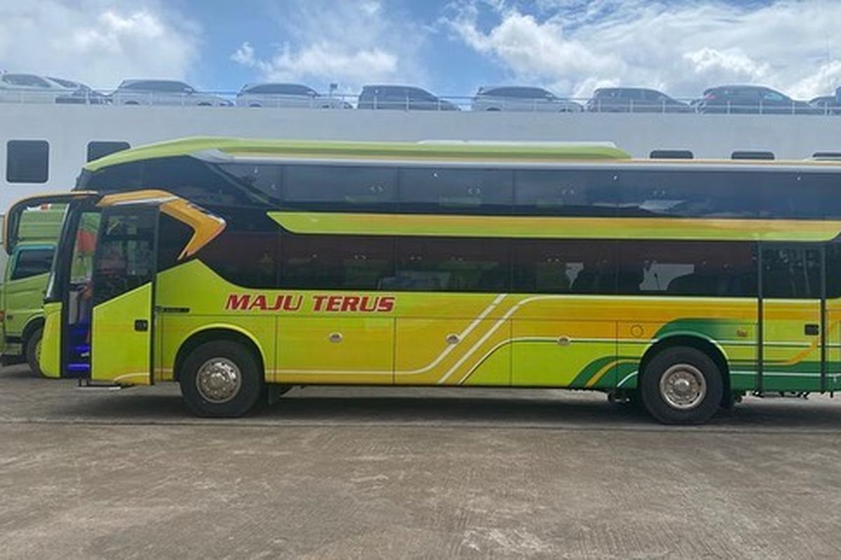 Bus baru PO Maju Terus