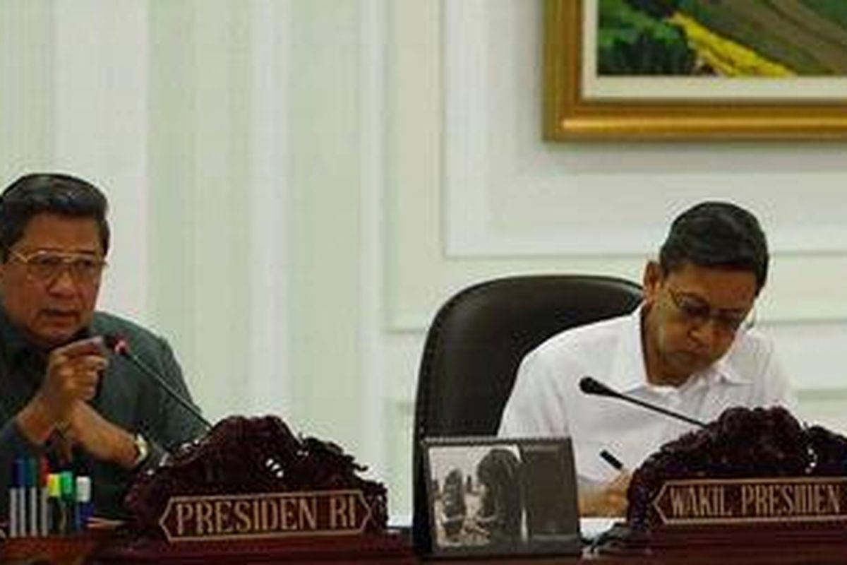 Ilustrasi: Presiden Susilo Bambang Yudhoyono memimpin Rapat Kabinet Paripurna.