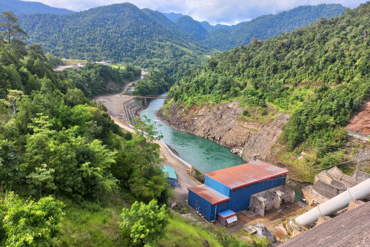 PLTA Balambano milik PT Vale Indonesia di Wasuponda, Luwu Timur, Sulawesi Selatan