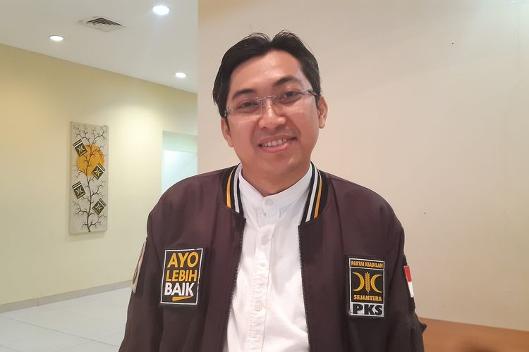 Juru bicara Partai Keadilan Sejahtera (PKS) Ahmad Fathul Bari di Kantor DPP PKS, Jumat (29/11/2019).