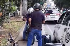 Aksi Heroik Aktivis Lingkungan Adang Motor yang Terobos Jalur Sepeda di Jalan Djuanda Bogor