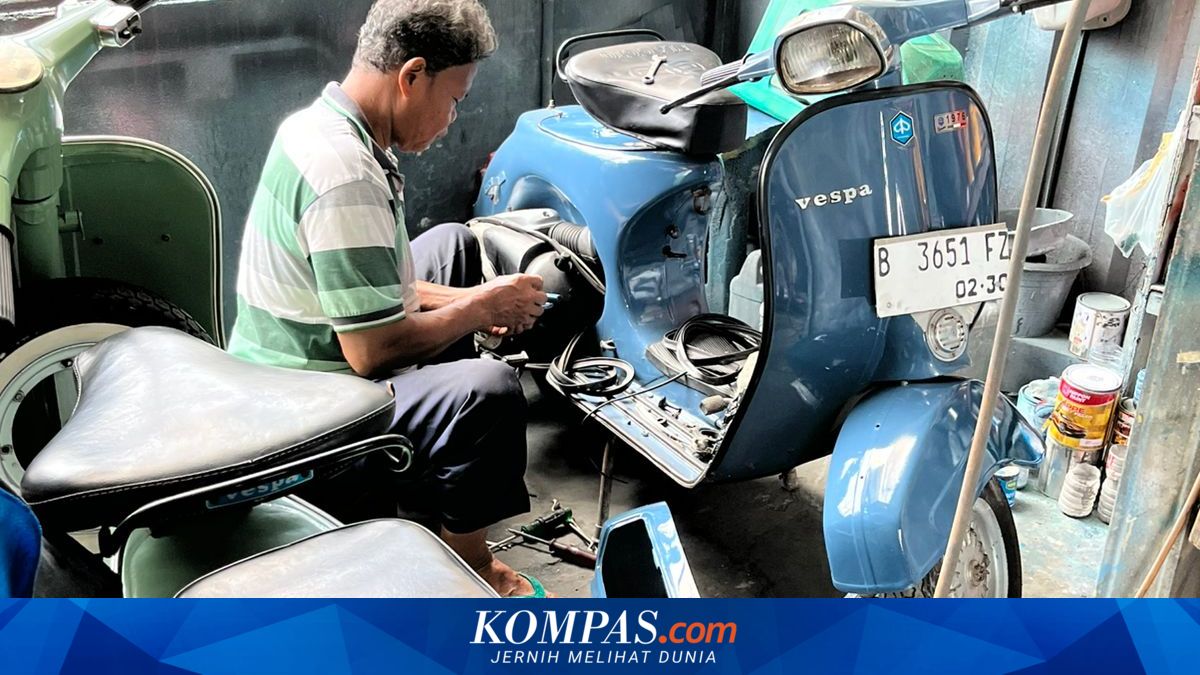 Vespa Klasik Sah 'Kawin Silang' Pakai Part Jepang