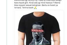 Tawarkan Kaus Jokowi 