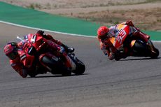 Klasemen MotoGP Usai GP Aragon: Bagnaia Bayangi Quartararo di Puncak, Marquez...